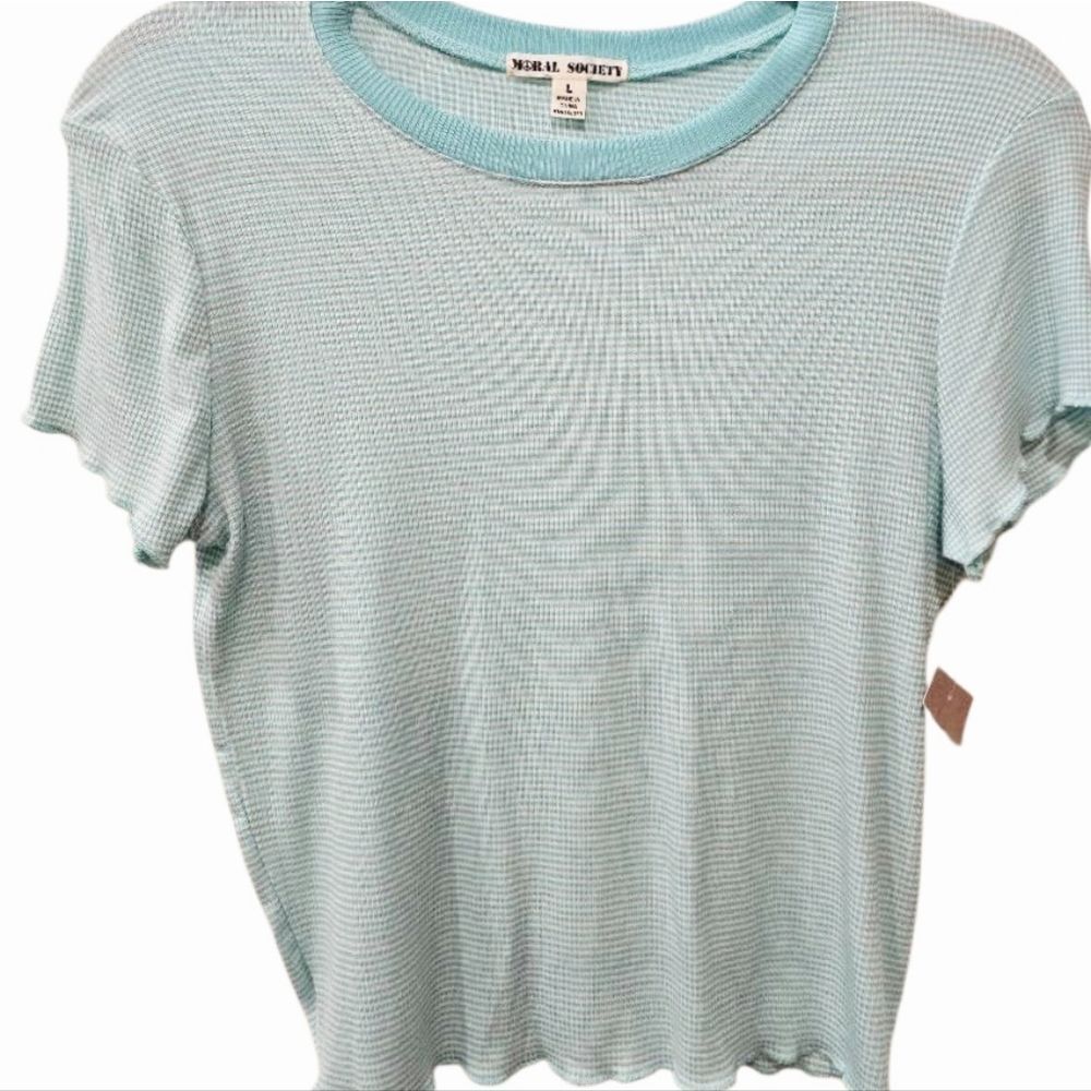 Moral Society Striped S/S T-Shirt